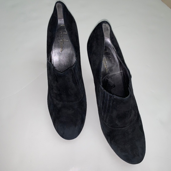 ❤️SOLD❤️COLE HAAN Air Talia SUEDE Black BOOTIE S 8 - Picture 6 of 8